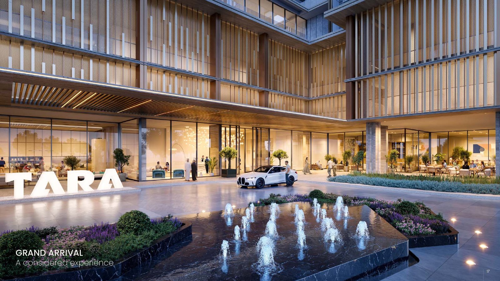 Luxury entrance lobby at Tara Park by Modon on Al Reem Island Abu Dhabi